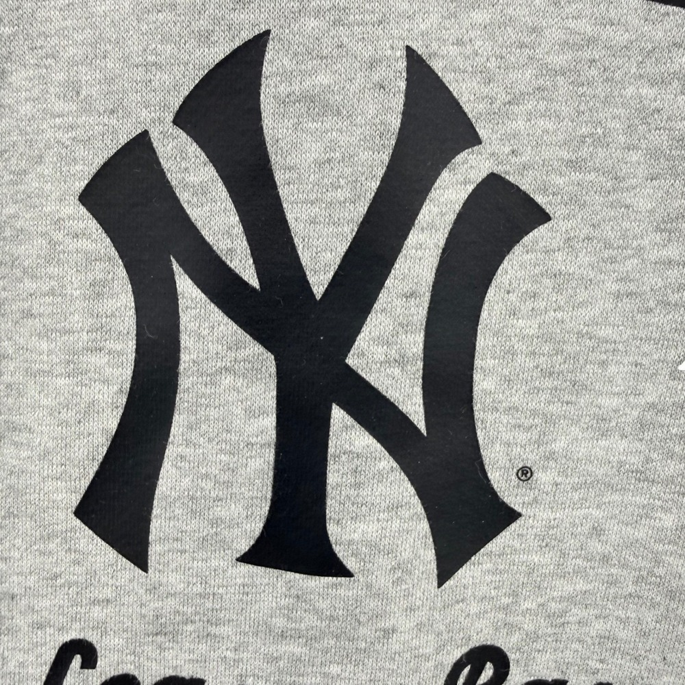 Nike Women's NY Yankees XL Gray Oversized Pullover Sweatshirt NWT 90s Y2K MLB - Picture 5 of 14